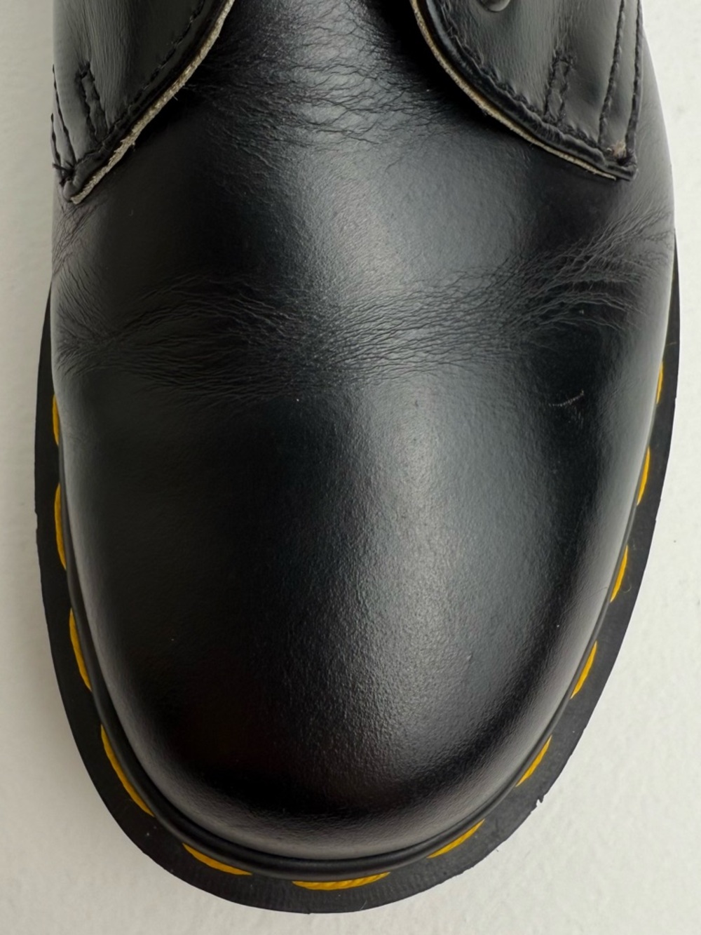 Vintage Dr. Martens England 1461 Black Smooth Leather MIE Oxfords UK 4 - Picture 8 of 16